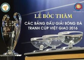Giải bóng đá Việt Giao Chào Xuân Bính Thân 2016