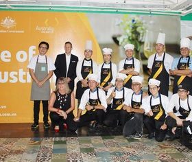 Sinh viên ngành Bếp tham gia Lễ hội ẩm thực Taste of Australia 2018