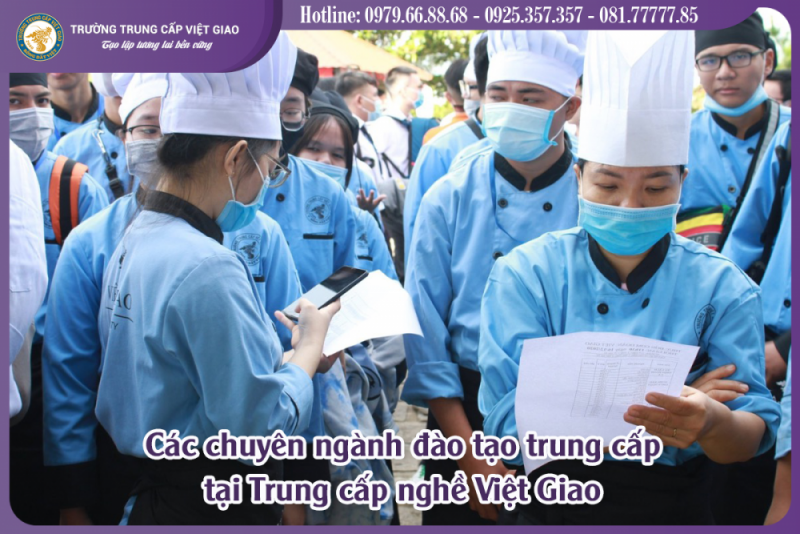 các chuyên ngành đào tạo trung cấ