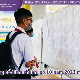 Lịch công bố điểm chuẩn lớp 10 năm 2023 mới nhất 